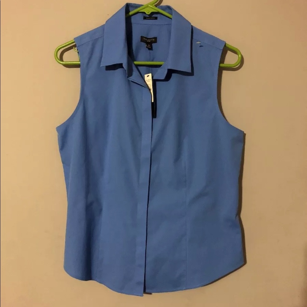 TAlbots women Petite Shirt Blouse 10p